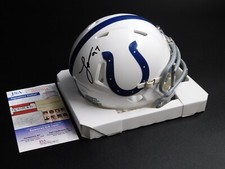 Laiatu Latu Signed Autographed Indianapolis Colts Speed TB Mini Helmet JSA COA