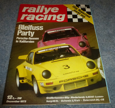 Rallye Racing 12/73 Mittelposter, Toyota Celica GT, Alpine Renault A 310, Clay