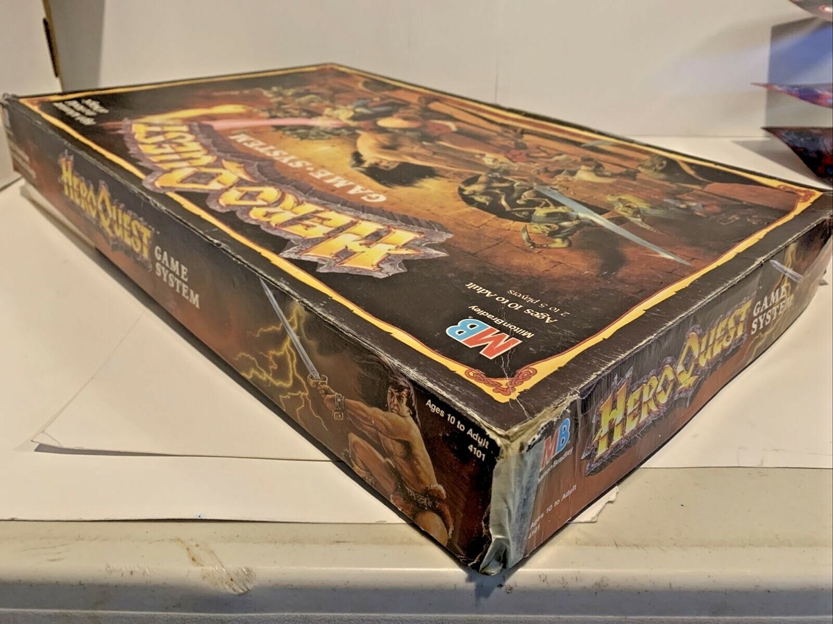 HeroQuest MB 1990 Complet – Jeu De Société Culte Bon état