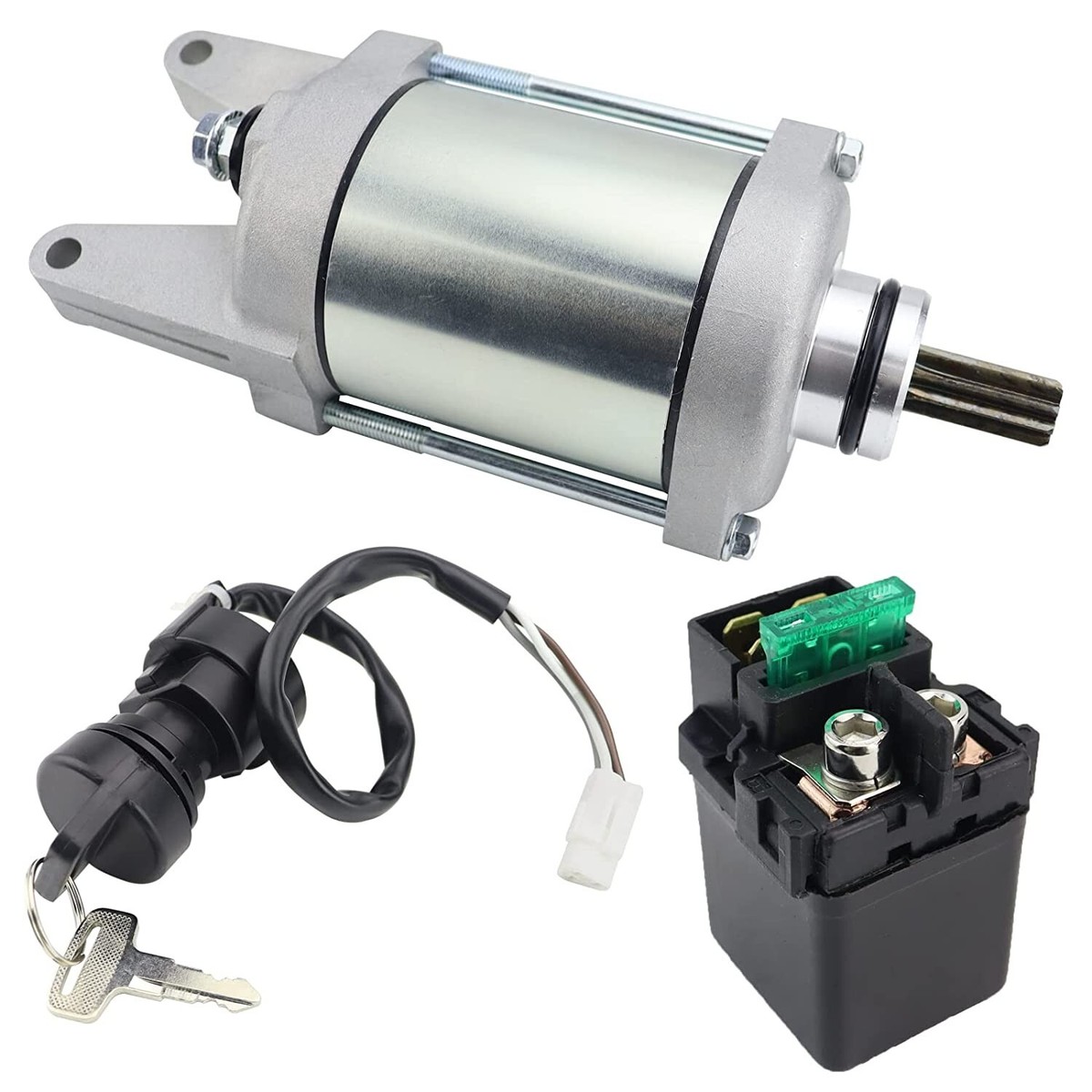 18719 KFX700 KSV700 2009 2011 Starter for Kawasaki & Relay