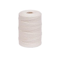 White Cotton Butchers Twine - 656 Feet 2MM Thick String, Kitchen Cooking Bakers
