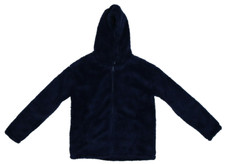 The Childrens Place Shrap Zip Up Hoodie Sweatshirt Navy Blue Girls L 10/12 