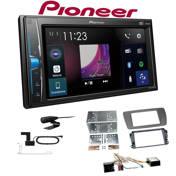 Pioneer Autoradio Bluetooth Dab+ FüR Seat Ibiza IV Conemaragrau Inkl Canbus-image