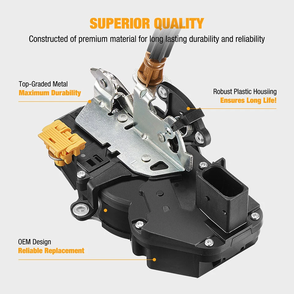 Door Lock Actuator Front Left Side for Chevrolet Silverado 1500 GMC Sierra Foto 4 de 4
