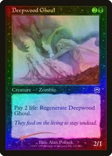 Deepwood Ghoul FOIL Mercadian Masques NM Black Common MAGIC MTG CARD ABUGames