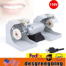 Polishing Lathe Machine Bench Buffing Grinder Dental Lab High Speed Polisher