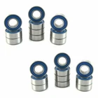 TRB RC 5x11x4mm Precision Ball Bearings ABEC 3 Rubber Sealed Blue (20)