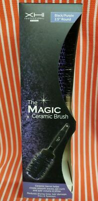 XHI Professional Works THE MAGIC Ceramic Round Hair Brush Blowout Volume 2.5''