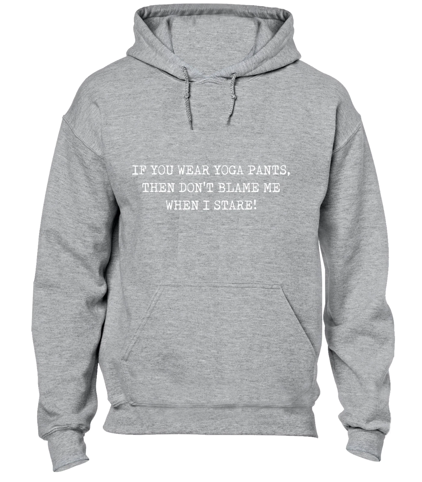 RHUDE IF YOU WEAR YOGA PANTS FELPA CON CAPPUCCIO DIVERTENTE MALEDUCATO SCHERZO DESIGN TOP STAMPA SLOGAN