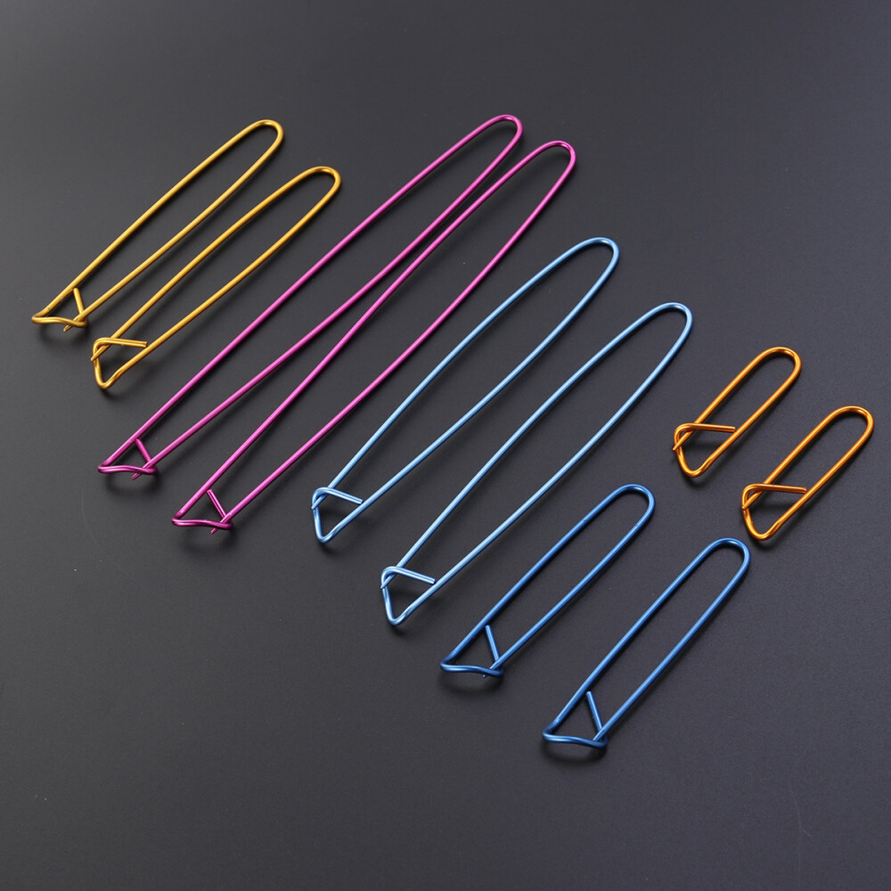 10 pcs Yarn Stitch Holder Set Assorted Colors Knitting Needle for
