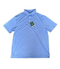 Hickey Freeman Golf Lavender Short Sleeve Polo Shirt Men  s Size XL 89 New