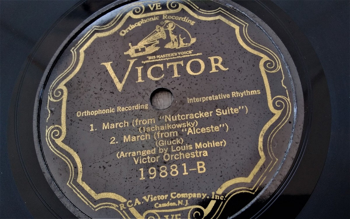 Victor Orchestra 78rpm Single 10-inch Victor Records #19881