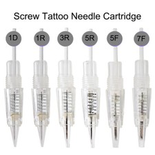 Replacement 8mm Screw Tattoo Cartridge Needles for Charmant Permanent Machine
