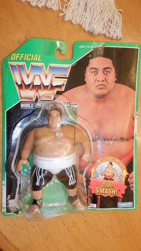 WWF HASBRO YOKOZUNA SUMO SMASH BLACK&WHITE TIG...