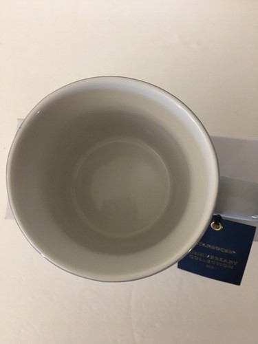 STARBUCKS 2016 Anniversary Collection 14 Oz Mug GOLD SIREN CROWN Coffee NEW - Picture 6 of 12