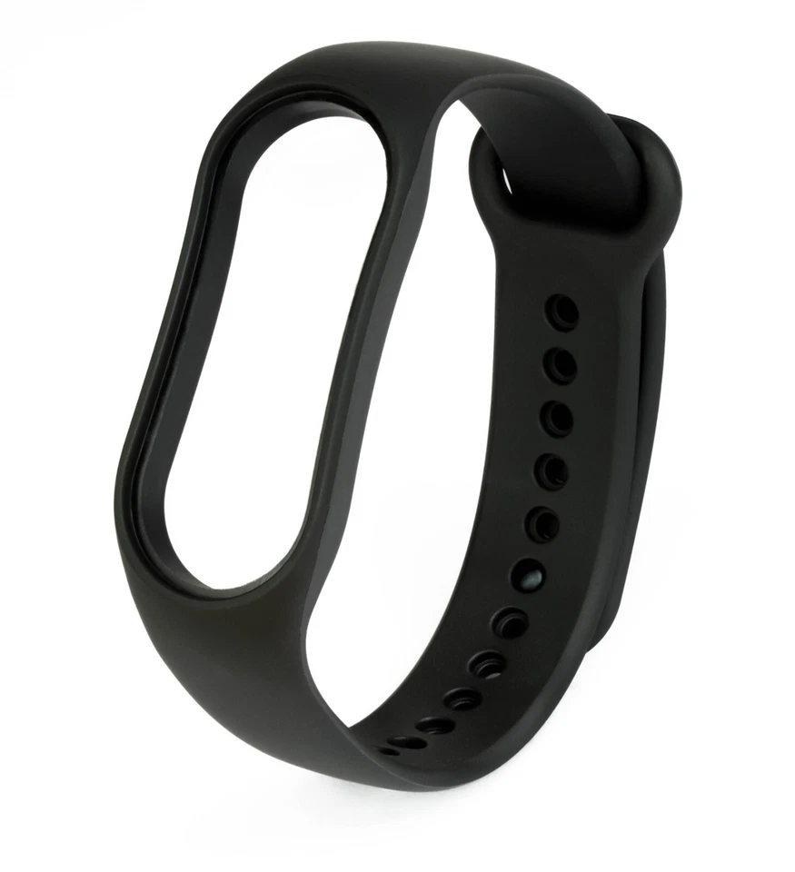 2er-Set Ersatz Armband Schwarz für Xiaomi Smart Band 7 Fitness Sport Tracker Mi - Bild 2 von 2