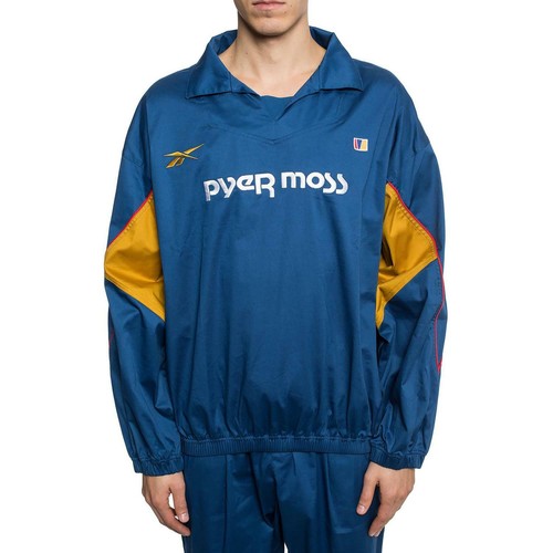 REEBOK X PYER MOSS VECTOR TRACK TOP JACKET MEN\u0026#039;S PULLOVER BLUE RETRO  NEW BNWT OG | eBay