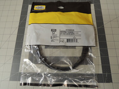 Hubbell HC6BK05 5' Long Category 6 Patch Cable - Black - Multiple Available