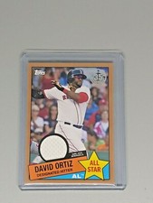 2020 Topps Series DAVID ORTIZ SP 1985 Design All-Star Gold Relic Patch /50 HOF