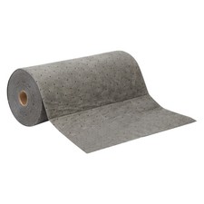 New Pig 50' x 15" Gray Light-Weight Absorbent Mat Roll
