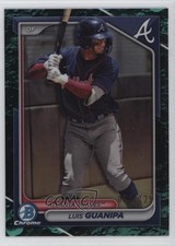 2024 Bowman Chrome Prospects Aqua Lunar Refractor /125 Luis Guanipa 11cz