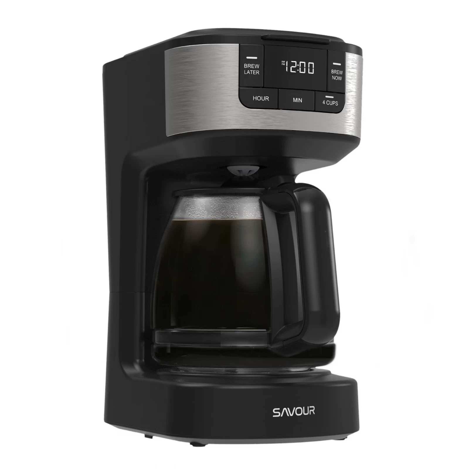12-Cup Programmable Coffee Maker Ac-Powered Brewing Machine, Black
Opens in a new window or tab