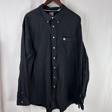 Cinch Shirt Mens 2XL Black Western Button Down Long Sleeve Cowboy Rodeo Work