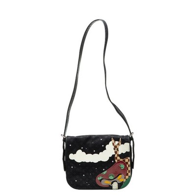 Louis Vuitton モノグラム バッグ Louis Vuitton Monogram Satin Crossbody Bag M92273 Black #R411149