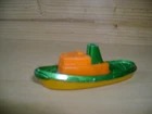 Corgi Juniors TUG BOAT Diecast Toy Car VINTAGE 1980 Green & Orange RARE