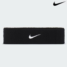 Nike Swoosh Classic Head Band Sports Tennis Training HairBand Black II5131-010