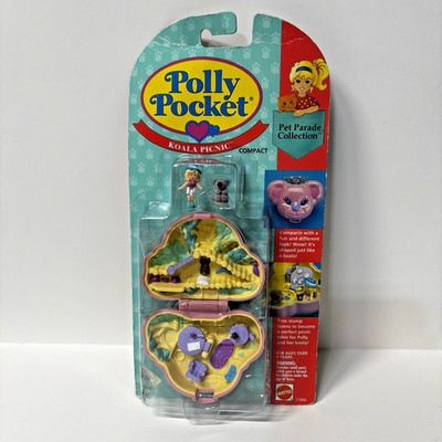 Polly Pocket KOALA PICNIC Playset 1993 Vintage Bluebird Sealed Package Wear