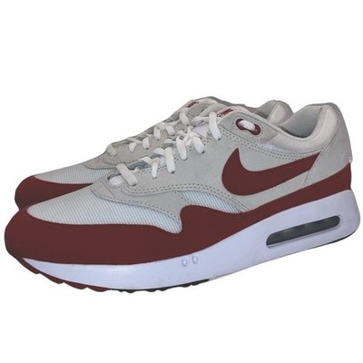 Nike Air Max 1 White University Red FQ3272-108 Men's Size 9 Sneakers