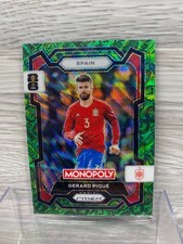 Panini Monopoly Prizm FIFA World Cup 26 - Green Refractor SP Gerard Pique Spain
