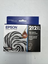 Genuine Epson 212XL Black Ink Cartridge 212XL120 Exp. 06/25 Sealed New