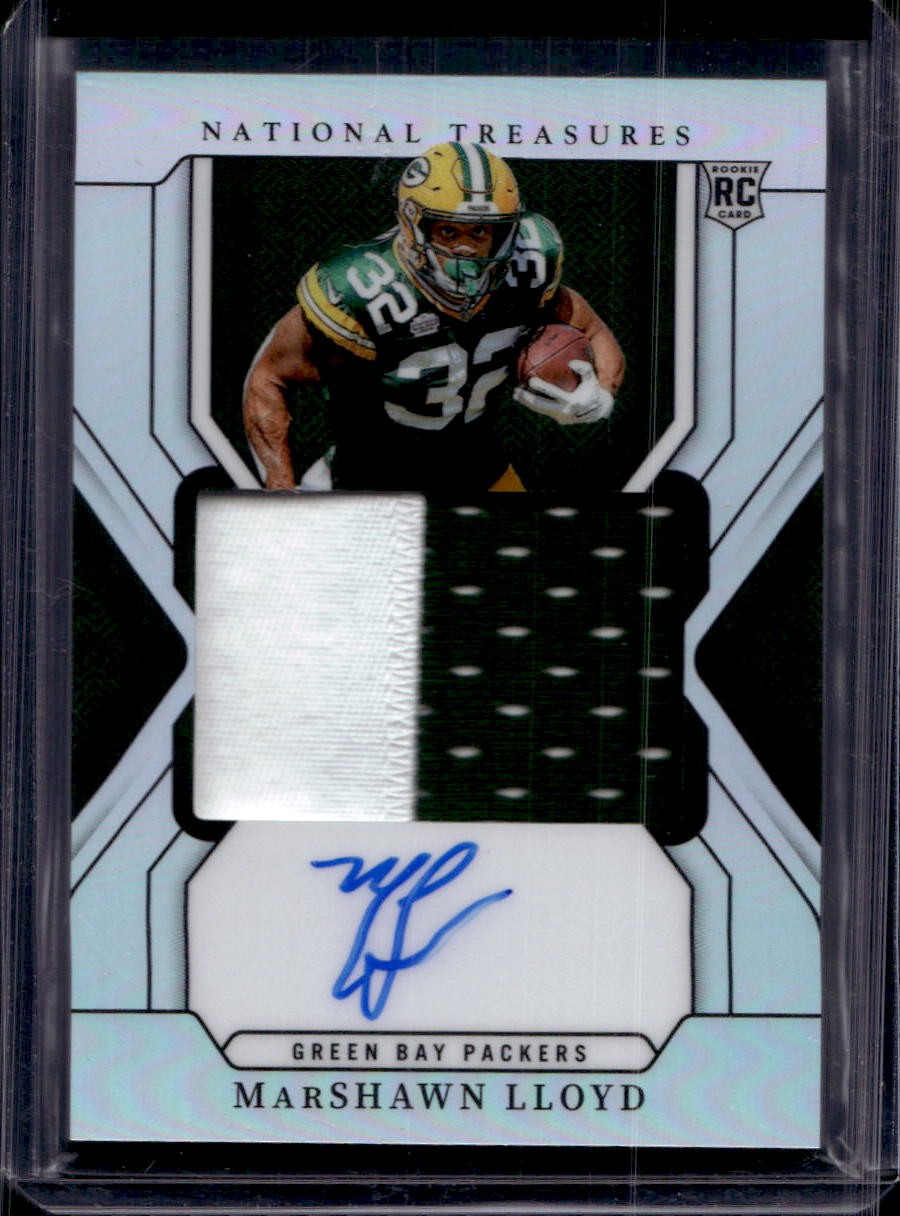 MarShawn Lloyd 2024 Panini National Treasures #181 Rookie Patch Auto Premium /35