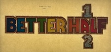Original Vintage 1978 Better Half Glitter Iron On Transfer