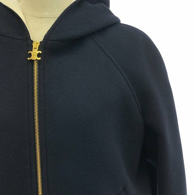 Celine Double Face Cashmere Teddy Jacket Hoodie Fully Lined