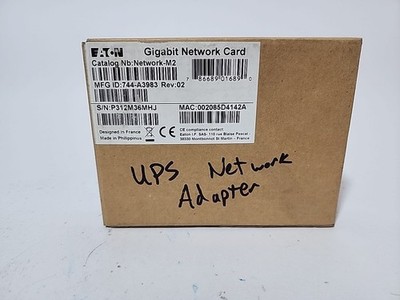 Eaton Nb: Network-M2 744-A3983 Gigabit Network Card *NEW*