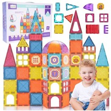 Blocs de construction magnétiques Malplay 77 pièces jouet de construction...