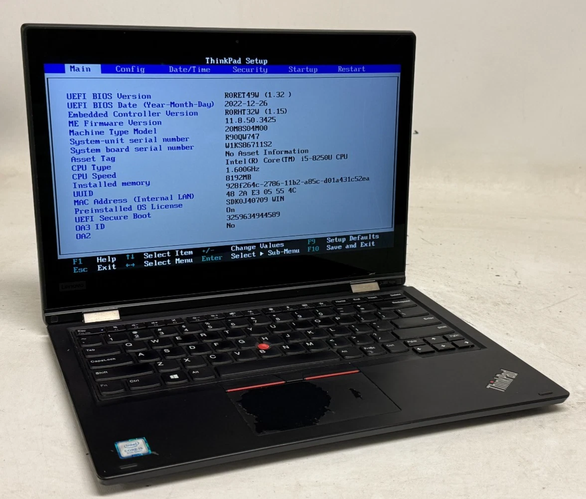 Lenovo Intel Core i5 8th Gen. 8 GB RAM PC Laptops & Netbooks for