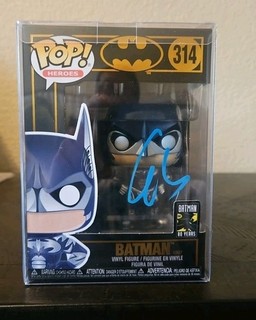 George Clooney Signed Batman Funko 314 Authentic Autograph Beckett