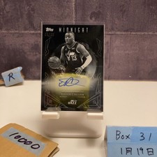 Isaiah Collier 2025 Topps Autograph Card Utah Jazz Midnight Sun 07/20