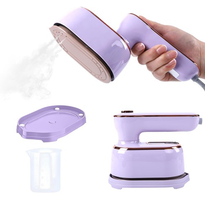 #ad 1000W Travel Steamer for Clothes Portable 3quot;L x 4.2quot;W x 6.14quot;H Grape Purple $34.99