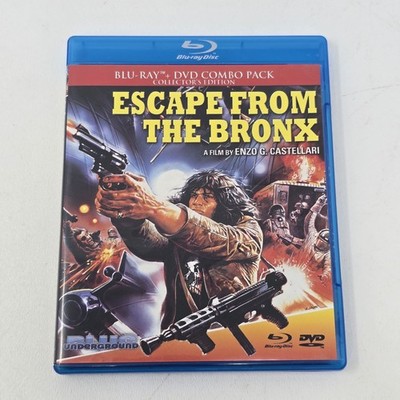 Escape from the Bronx Blu-ray + DVD 1983 Blue Underground