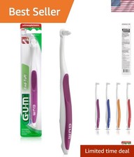 Gum End Tuft Toothbrush for Sensitive Gums - Ergonomically Designed for Access