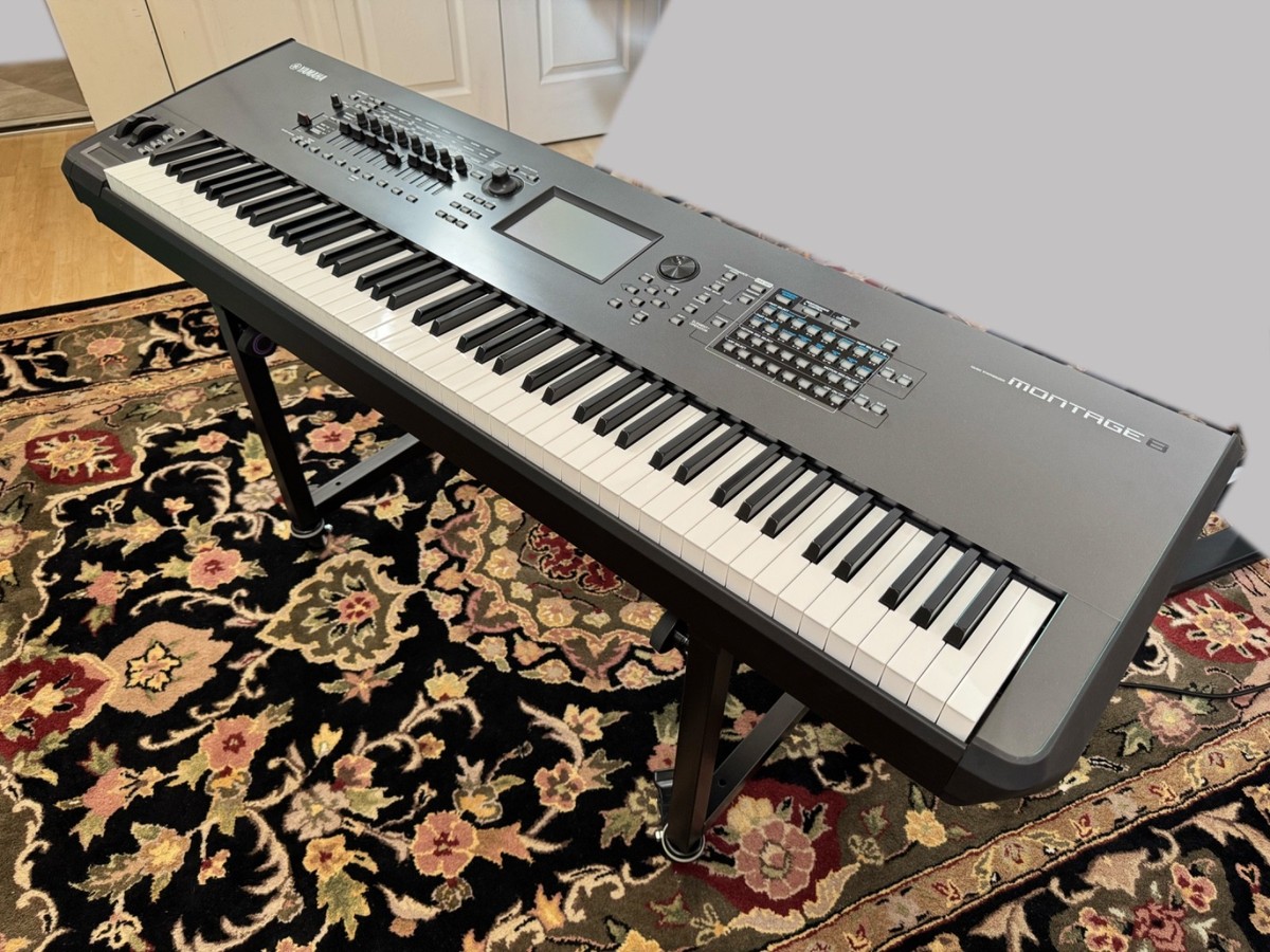 Yamaha Montage 8 88鍵 シンセサイザー 美品 YAMAHA MONTAGE8 ワークステーションシンセサイザー 88鍵盤