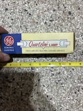 Vintage NOS GE Quartzline Lamp 3200K FAD 120V 650 Watts