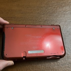 "New" Nintendo 3DS XL TOP IPS - Red Console 4GB W/ Charger Tested Works