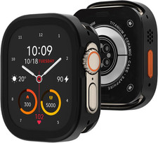 Metal Case Screen Protector Cover for Apple Watch Ultra 3/Ultra 2/Ultra 49Mm, St