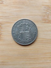 George V 1935 Half Crown .500 Silver Coin.